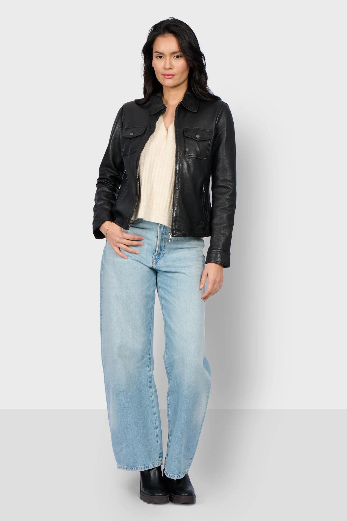 Chaqueta Mujeres Oakwood BETHANY NOIR 501 — vista 5