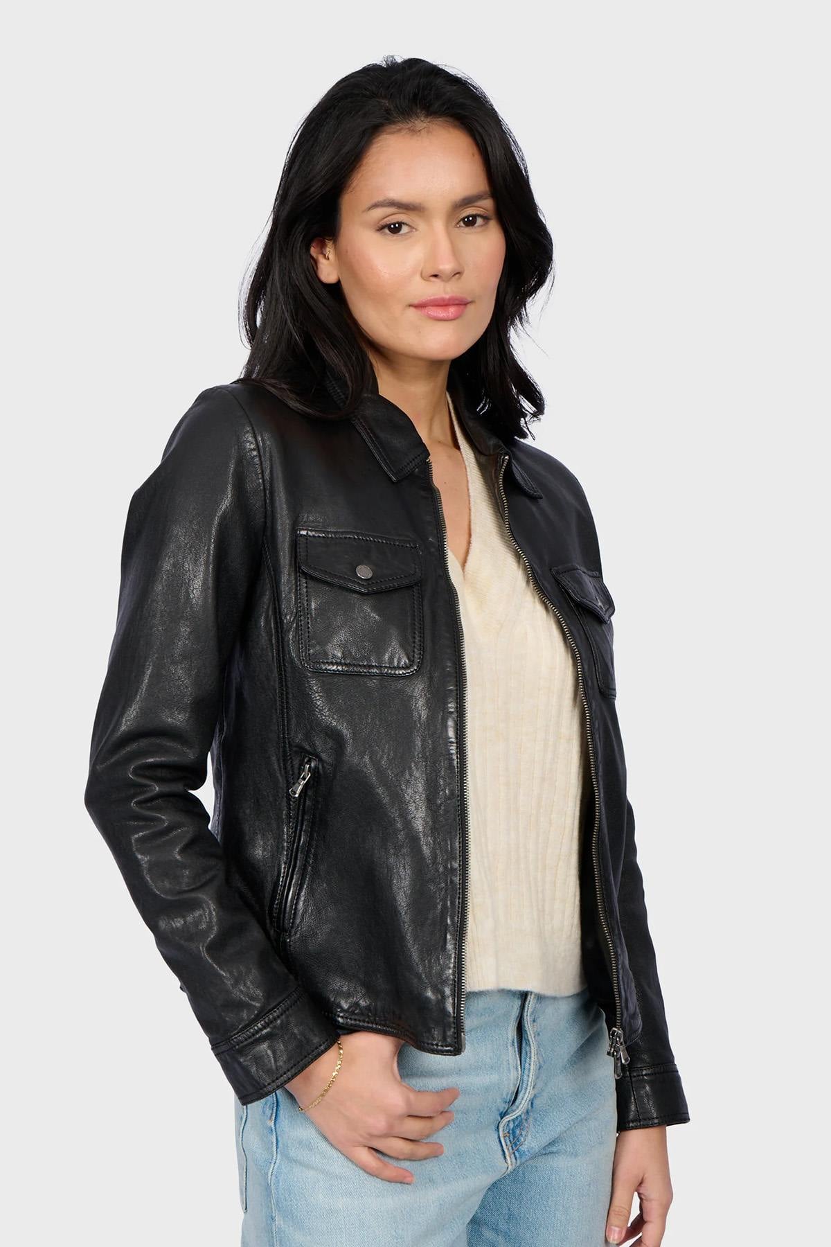Chaqueta Mujeres Oakwood BETHANY NOIR 501 — vista 4