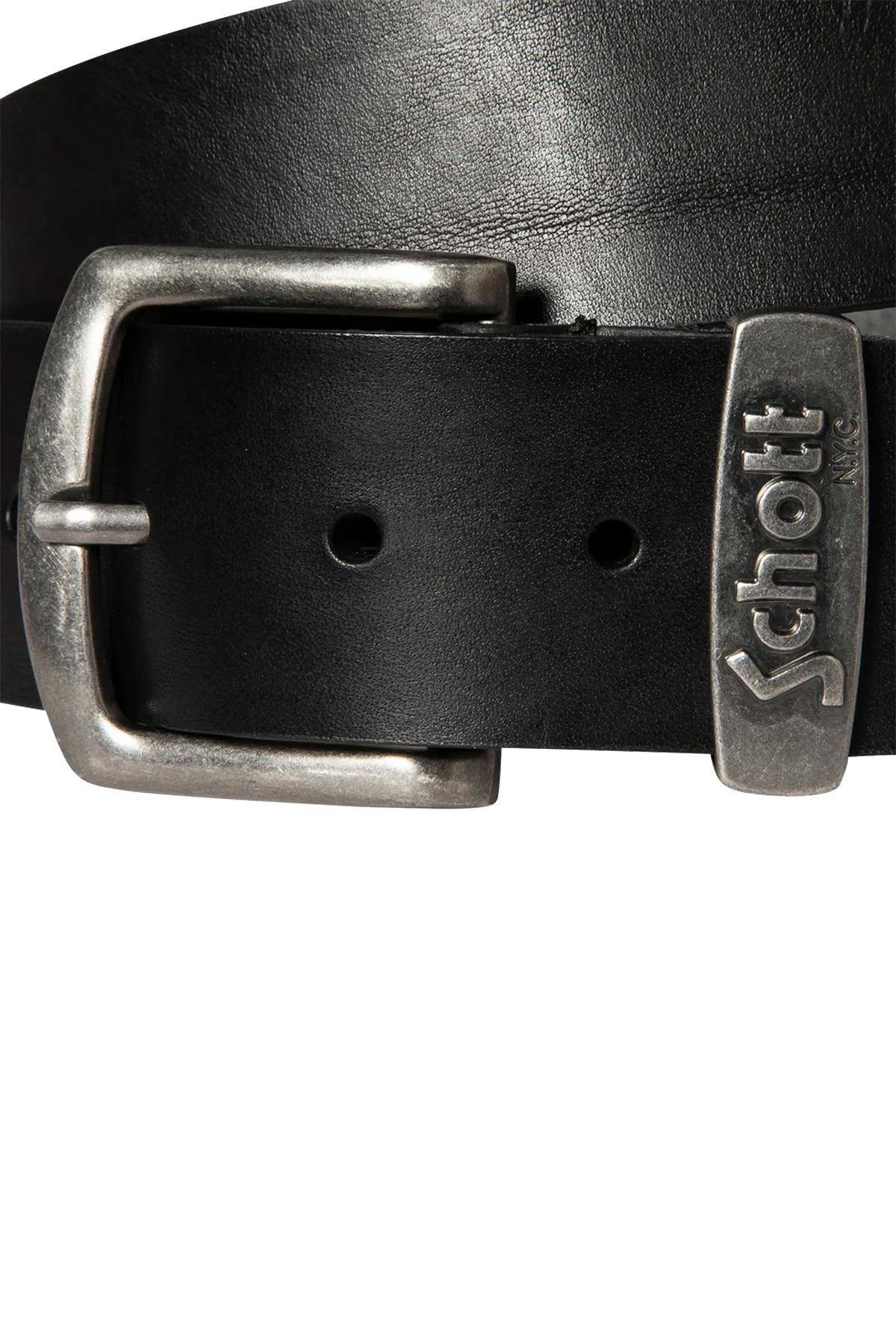 Cintura Uomo Schott BELT7306 BLACK — vista 2
