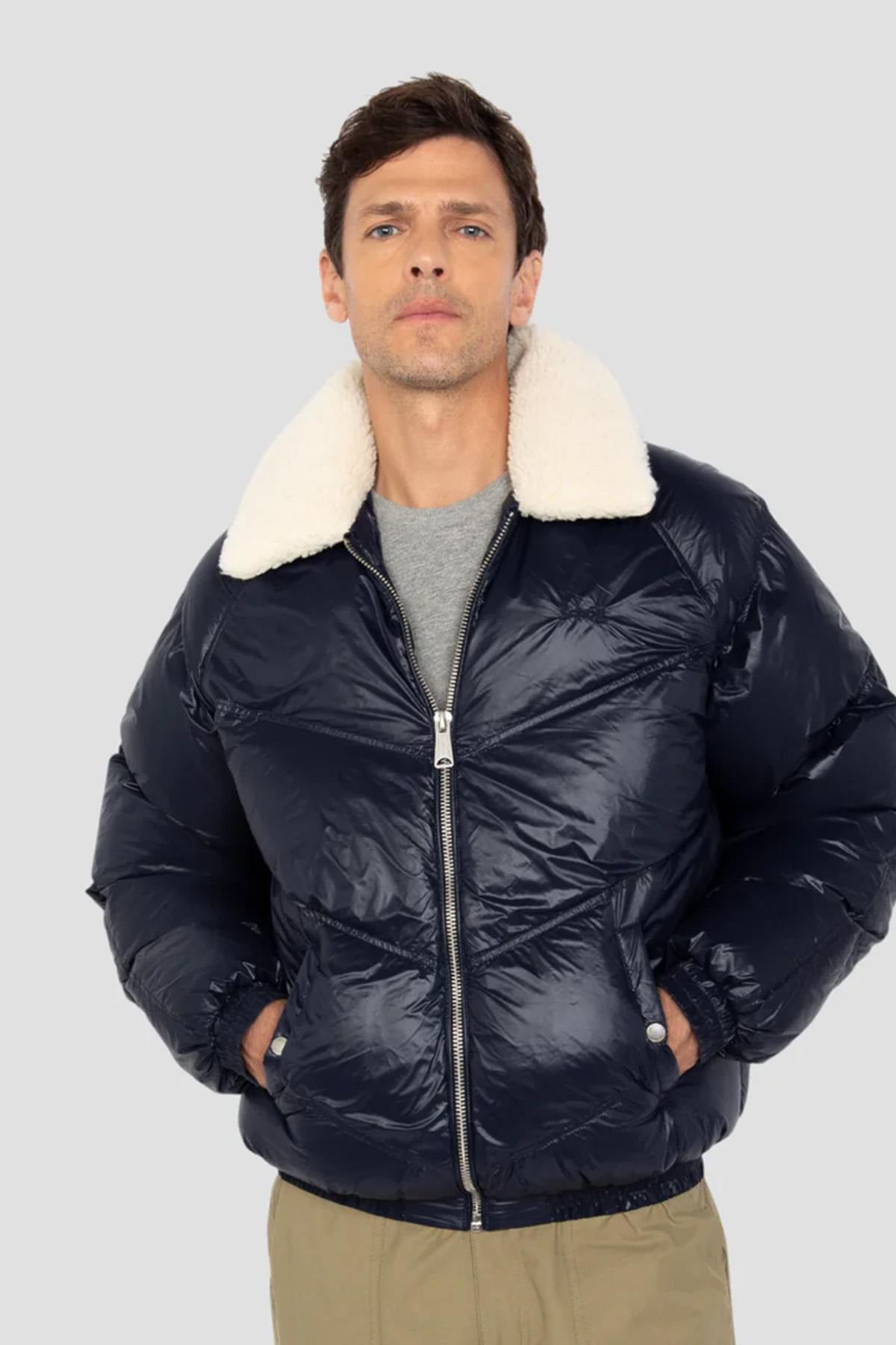 Blouson Homme Schott COLLIN NAVY — vue 1