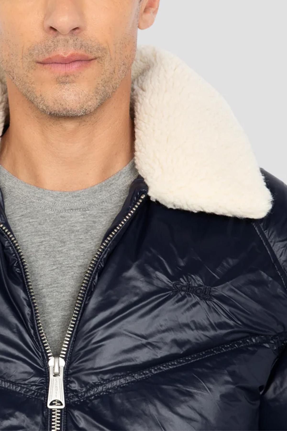 Blouson Homme Schott COLLIN NAVY — vue 4