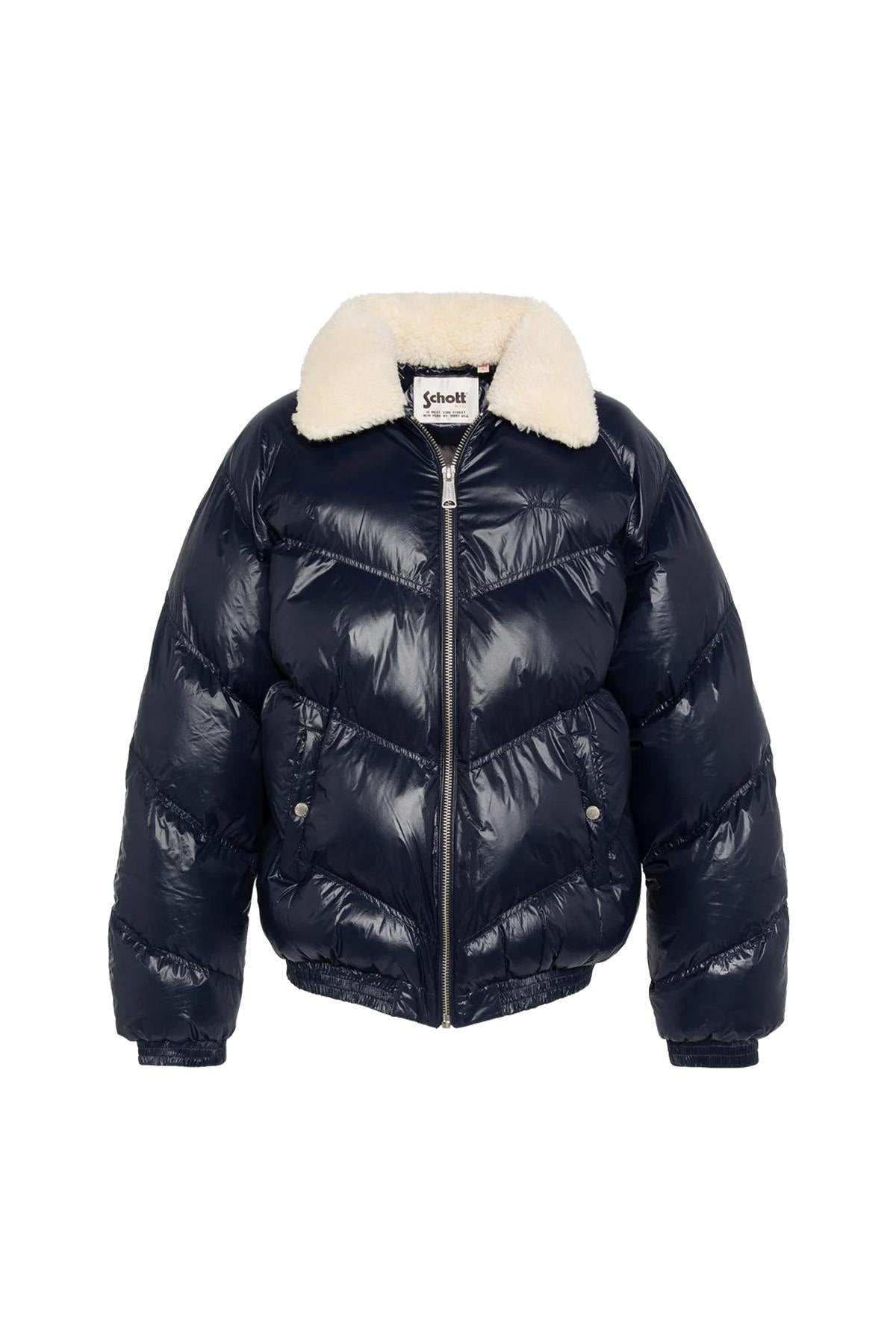 Blouson Homme Schott COLLIN NAVY — vue 2