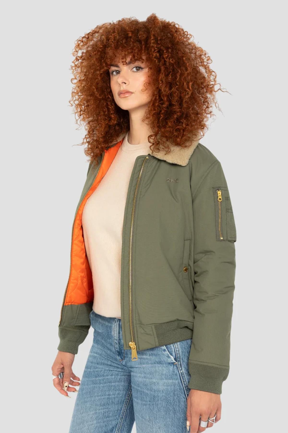 Damen Jacke Schott AIRKRAFT2W SAGE BEIGE — Ansicht 4