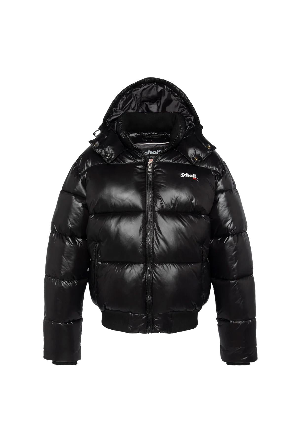 Giacche Uomo Schott COLUSA BLACK — vista 4