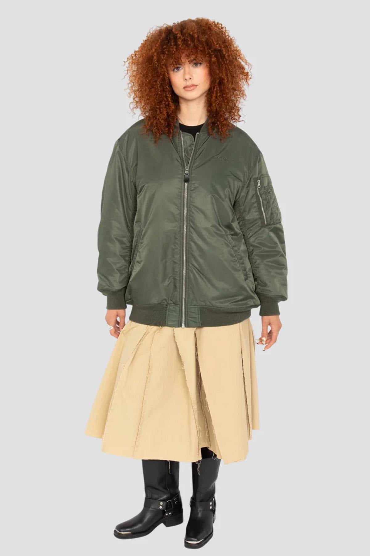 Giacche Donna Schott AIRFMAXWRS US GREEN — vista 8