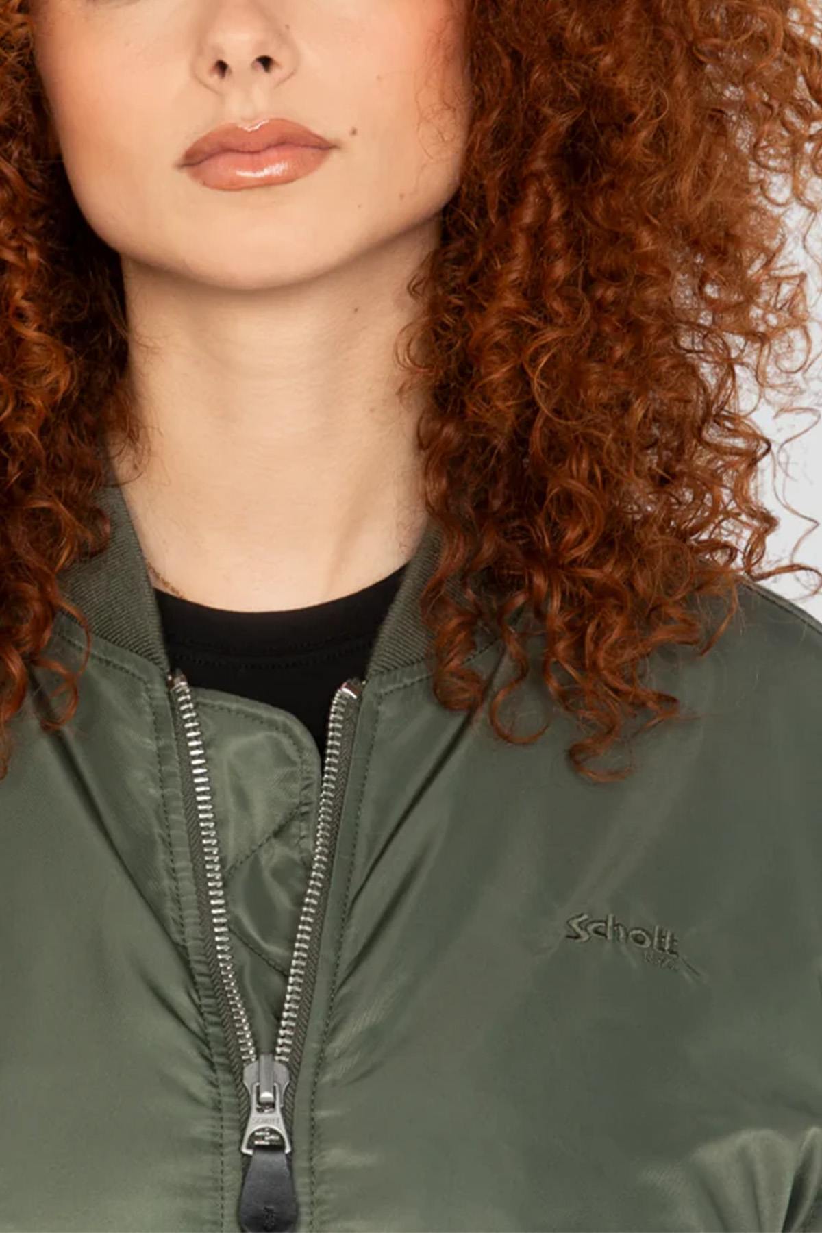 Giacche Donna Schott AIRFMAXWRS US GREEN — vista 3
