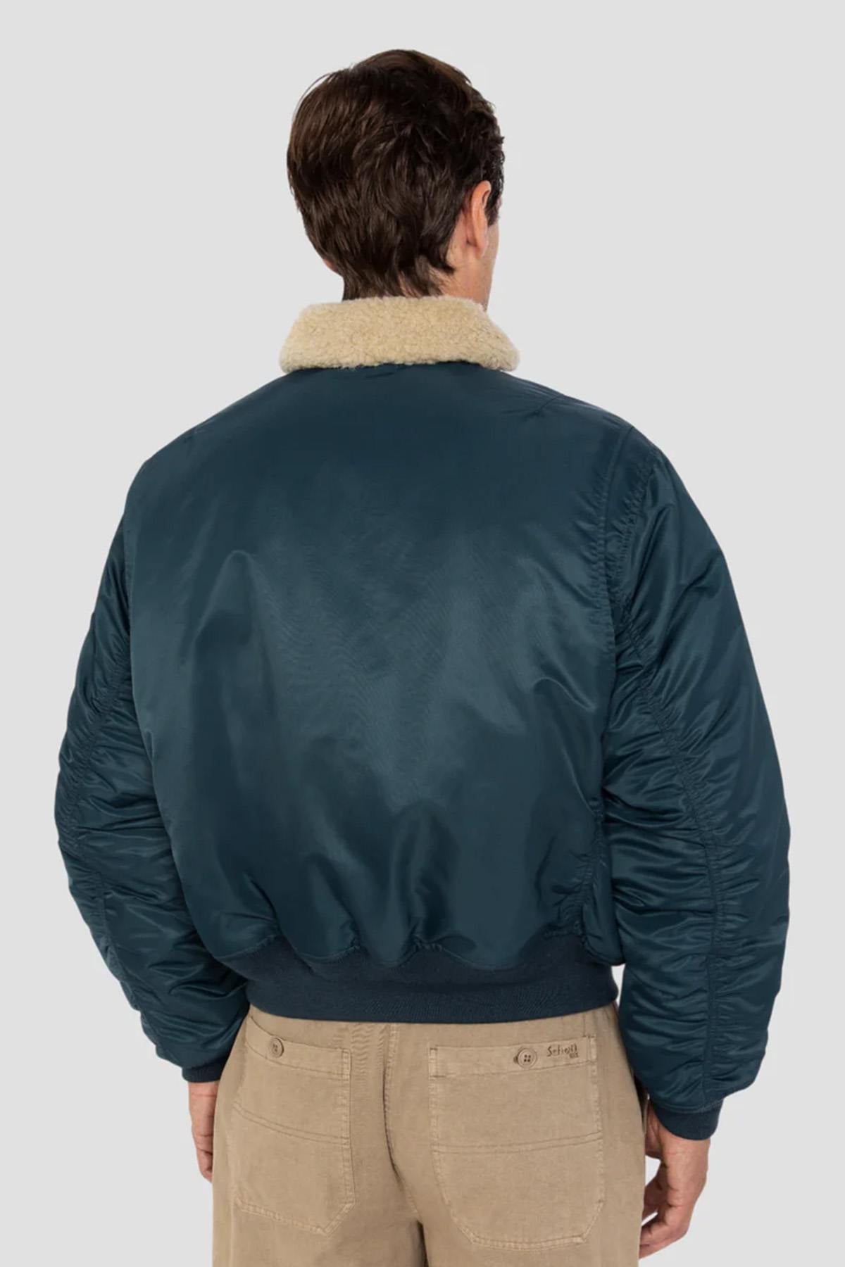 Giacche Uomo Schott 210AIRWINGRS NAVY — vista 4