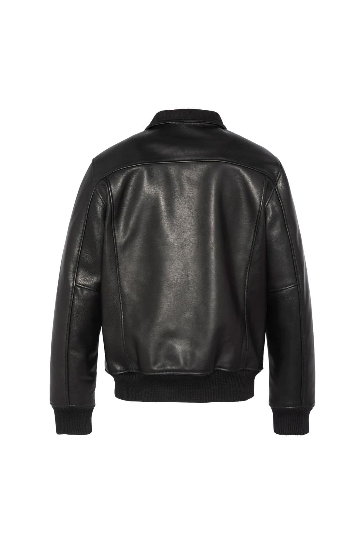 Chaqueta Hombre Schott LCFRESNOCOW BLACK — vista 7