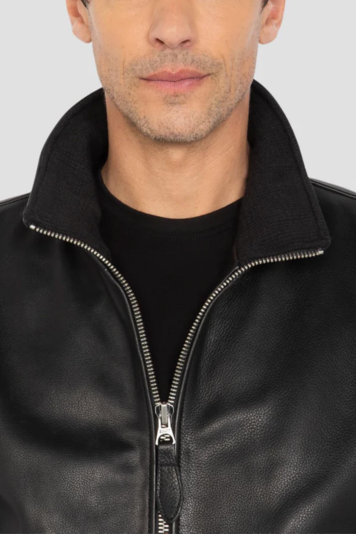 Chaqueta Hombre Schott LCFRESNOCOW BLACK — vista 2