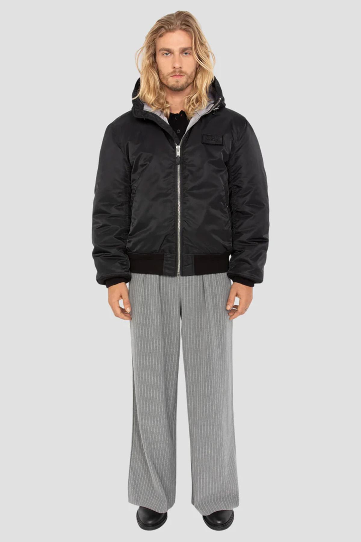 Giacche Uomo Schott MA1GUARDRS BLACK — vista 10