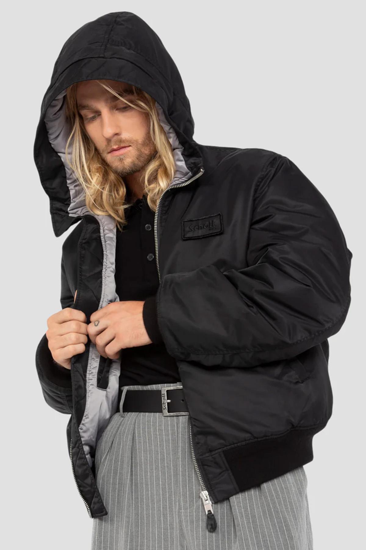 Giacche Uomo Schott MA1GUARDRS BLACK — vista 1