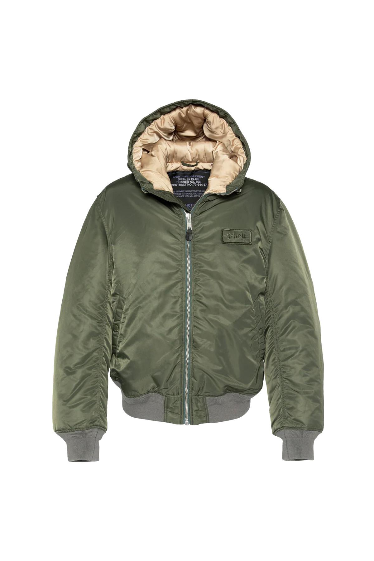 Herren Jacke Schott MA1GUARDRS US GREEN — Ansicht 1