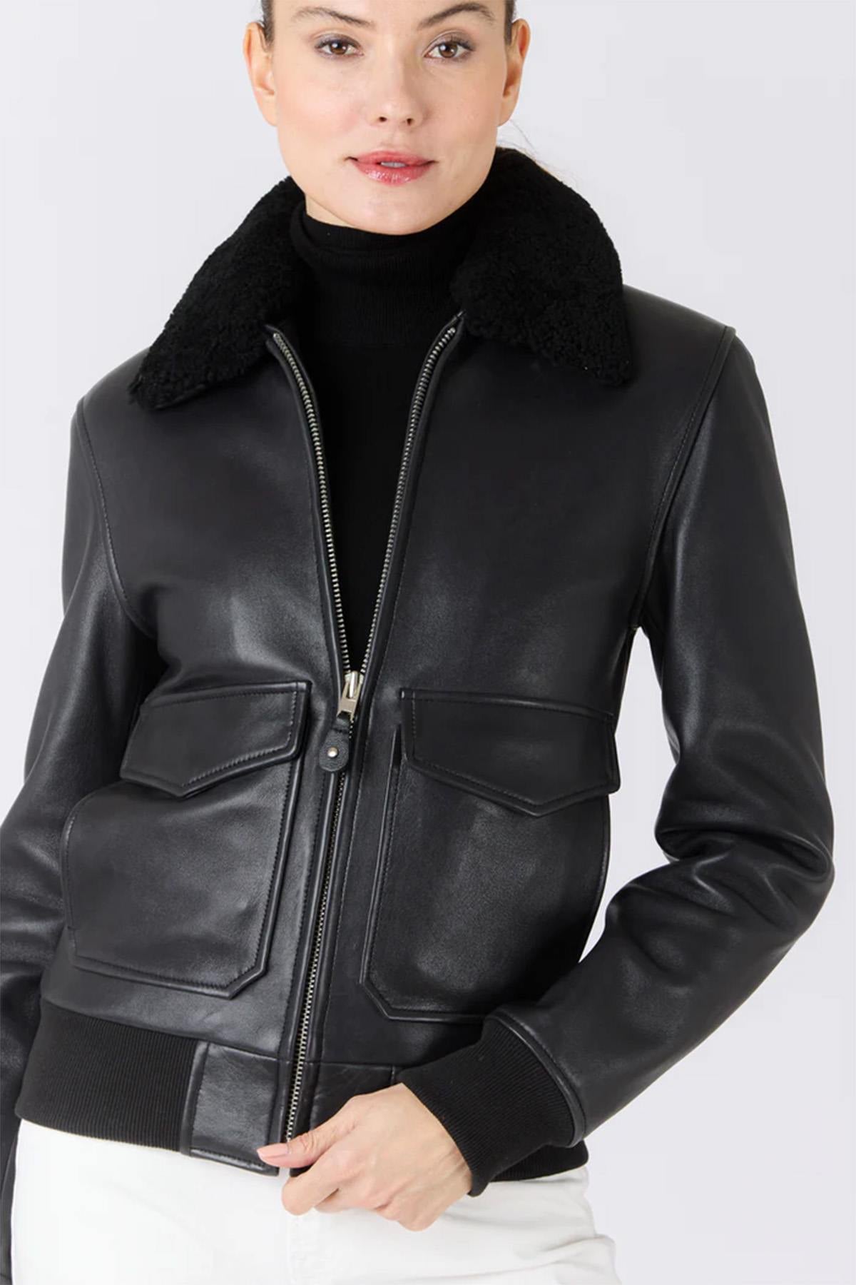 Chaqueta Mujeres Serge Pariente ROMANE BLACK — vista 1