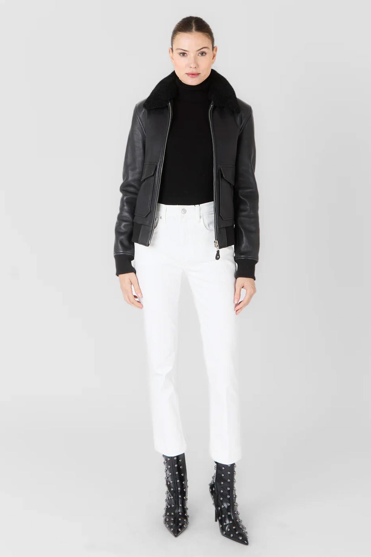 Chaqueta Mujeres Serge Pariente ROMANE BLACK — vista 5