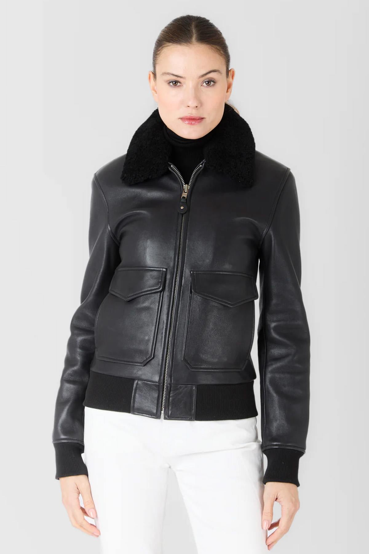 Chaqueta Mujeres Serge Pariente ROMANE BLACK — vista 2