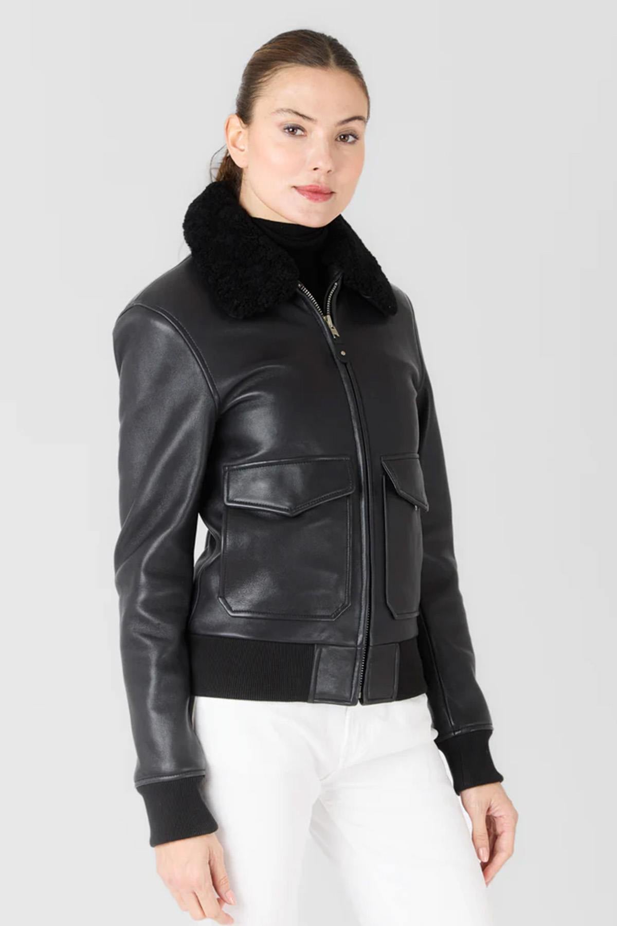 Chaqueta Mujeres Serge Pariente ROMANE BLACK — vista 6
