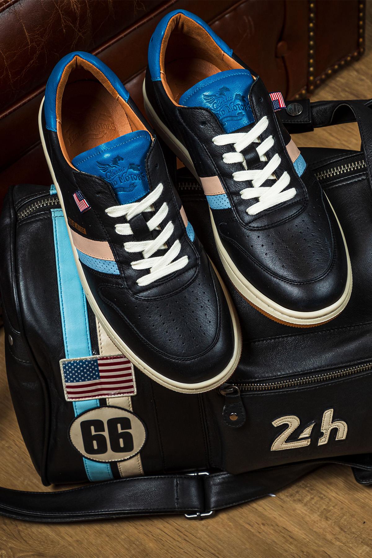 Zapatos De Piel Hombre Steve Mcqueen BULL BLACK — vista 2