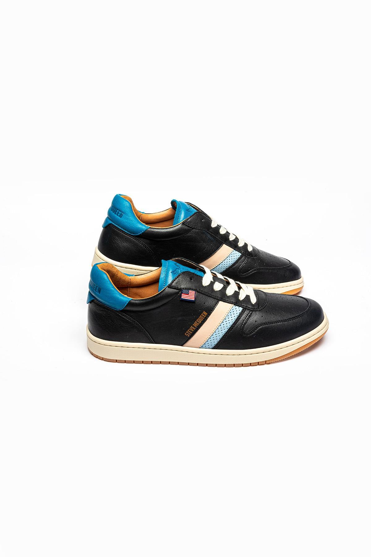 Zapatos De Piel Hombre Steve Mcqueen BULL BLACK — vista 1
