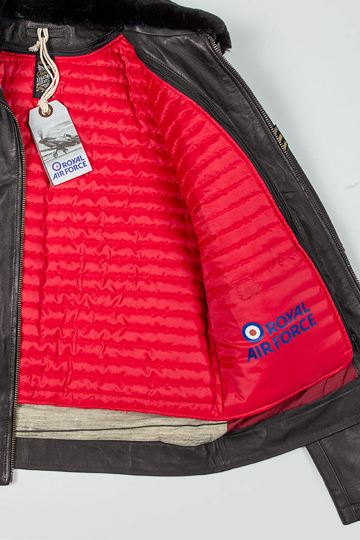 Chaqueta Hombre Royal Air Force VICKERS DARK BROWN — vista 11