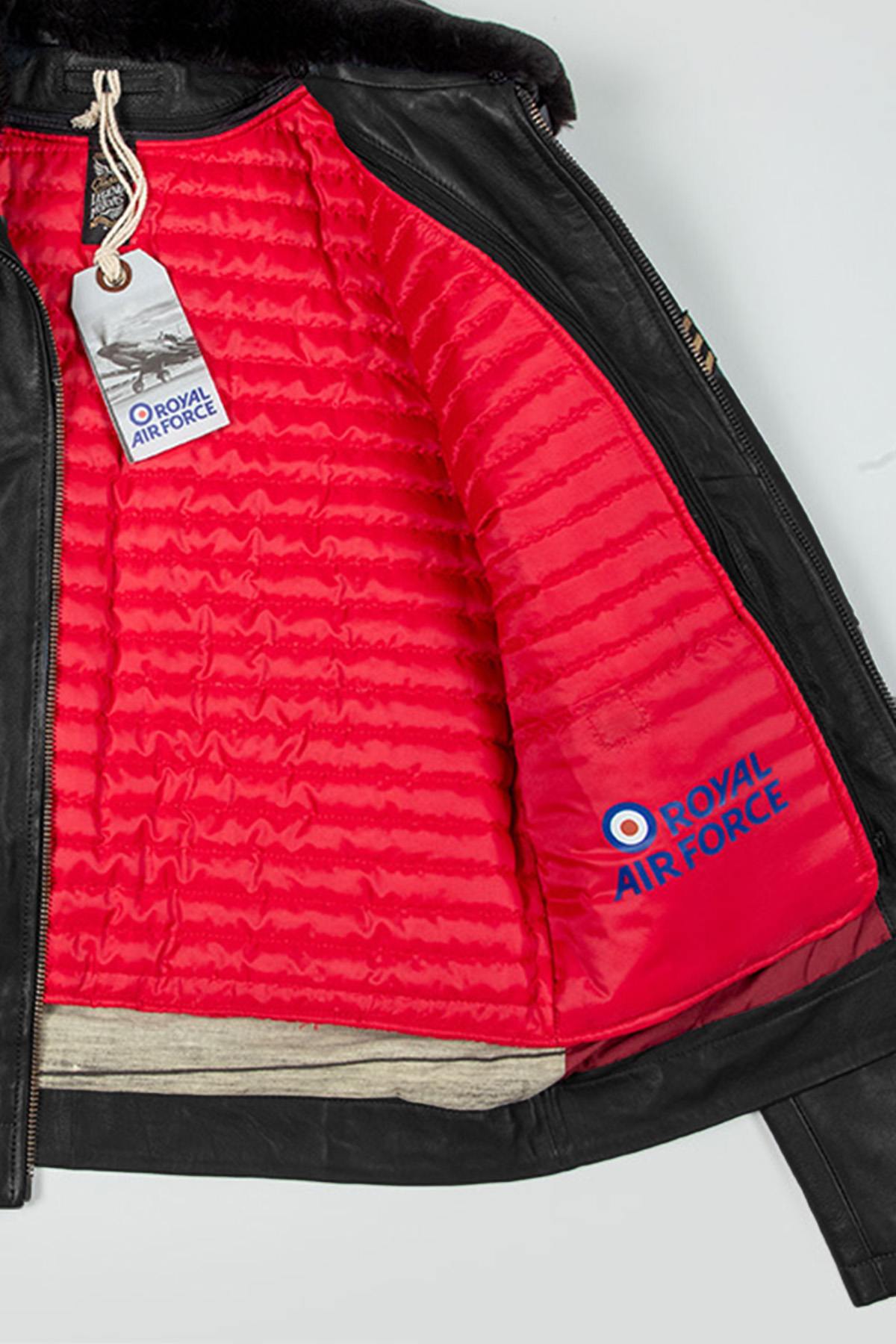 Giacche Uomo Royal Air Force VICKERS BLACK — vista 9