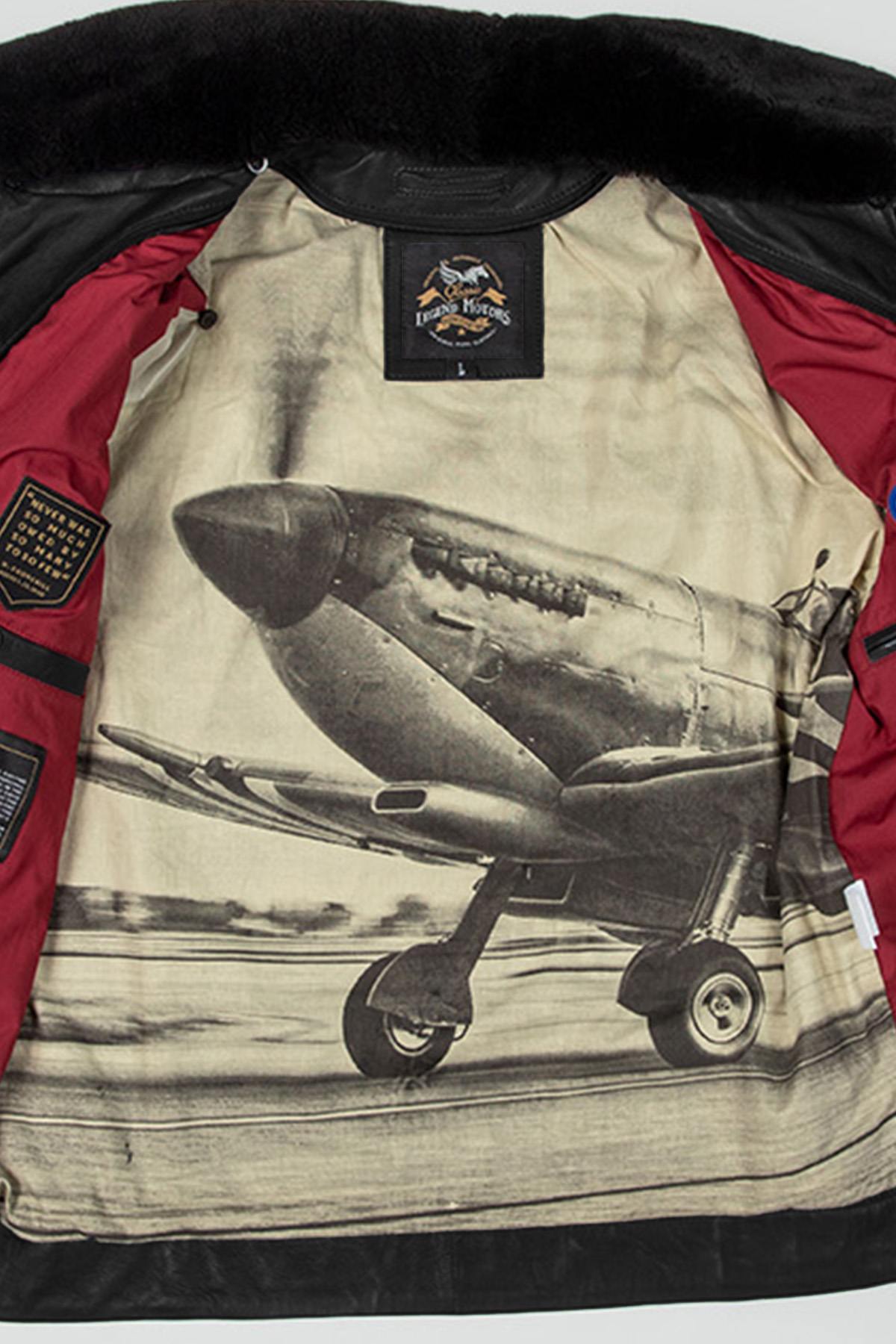 Giacche Uomo Royal Air Force VICKERS BLACK — vista 8