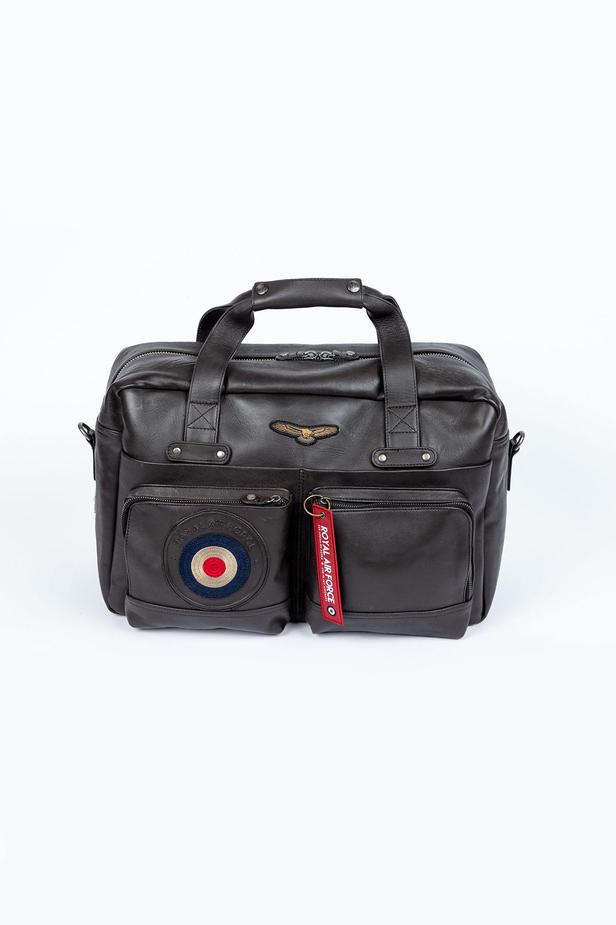 Bolsos Hombre Royal Air Force DAHL5 DARK BROWN — vista 1