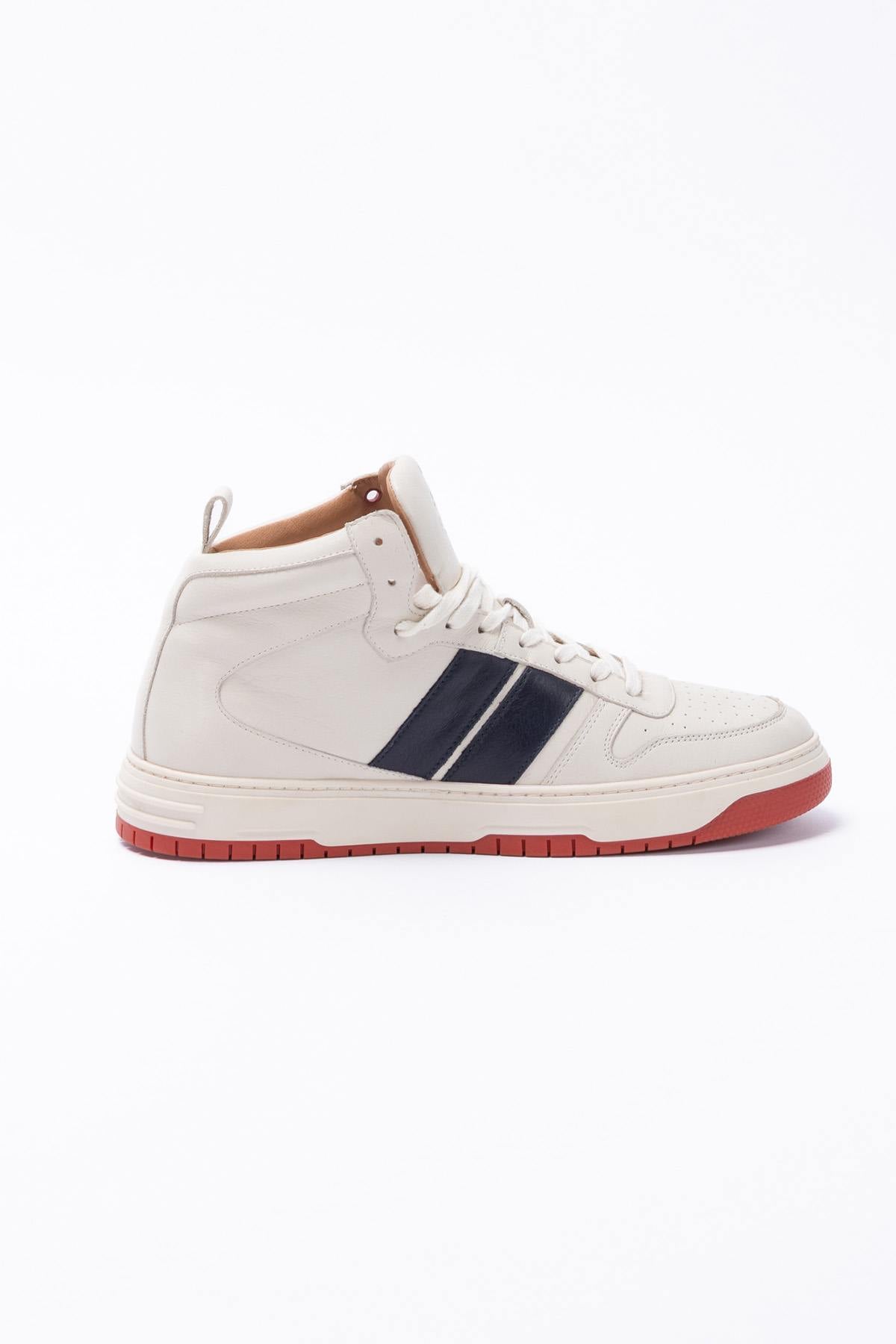 Scarpe Da Ginnastica In Pelle Uomo Carroll Shelby COBRA SHELBY ECRU — vista 5