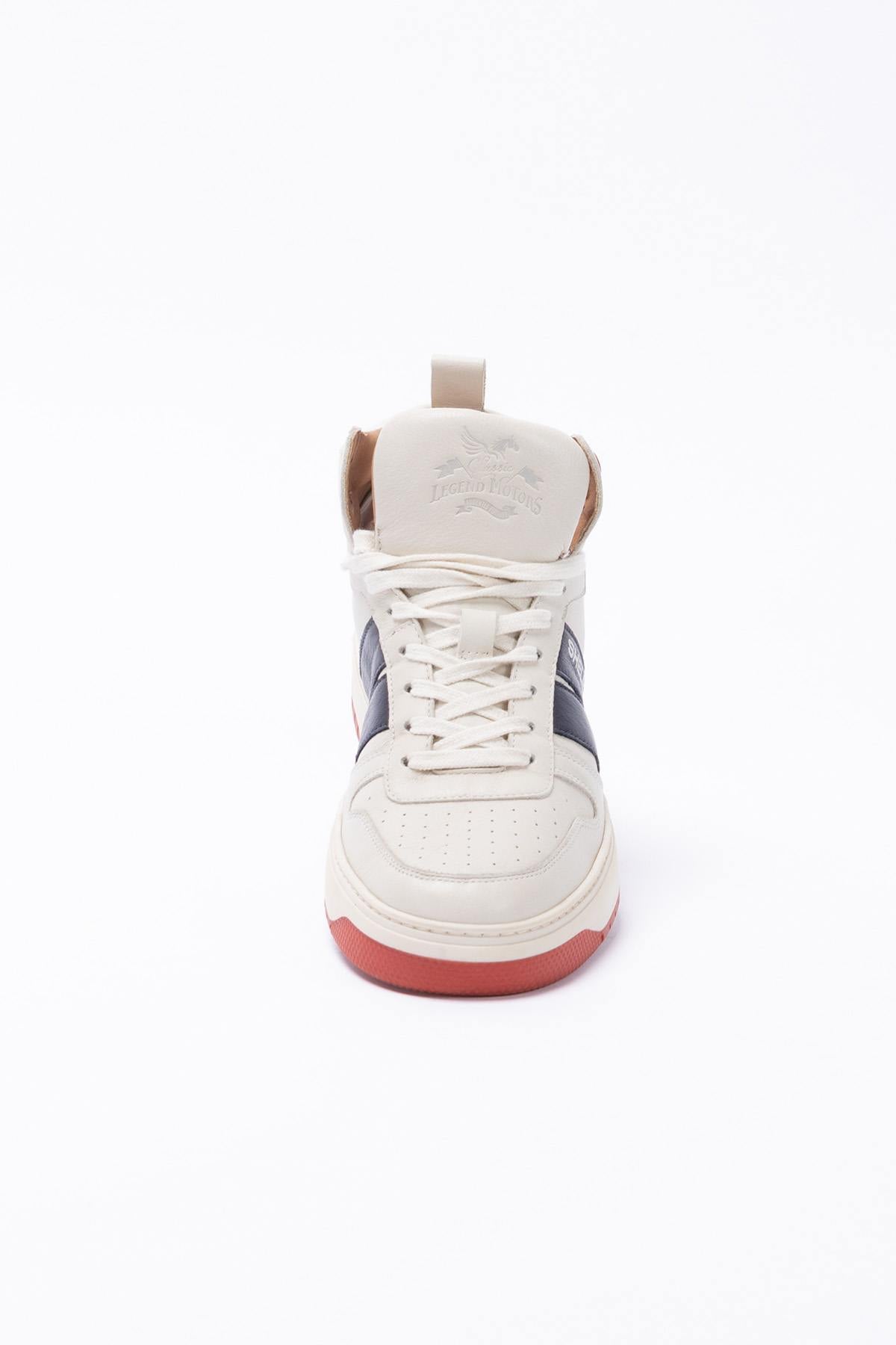 Scarpe Da Ginnastica In Pelle Uomo Carroll Shelby COBRA SHELBY ECRU — vista 6
