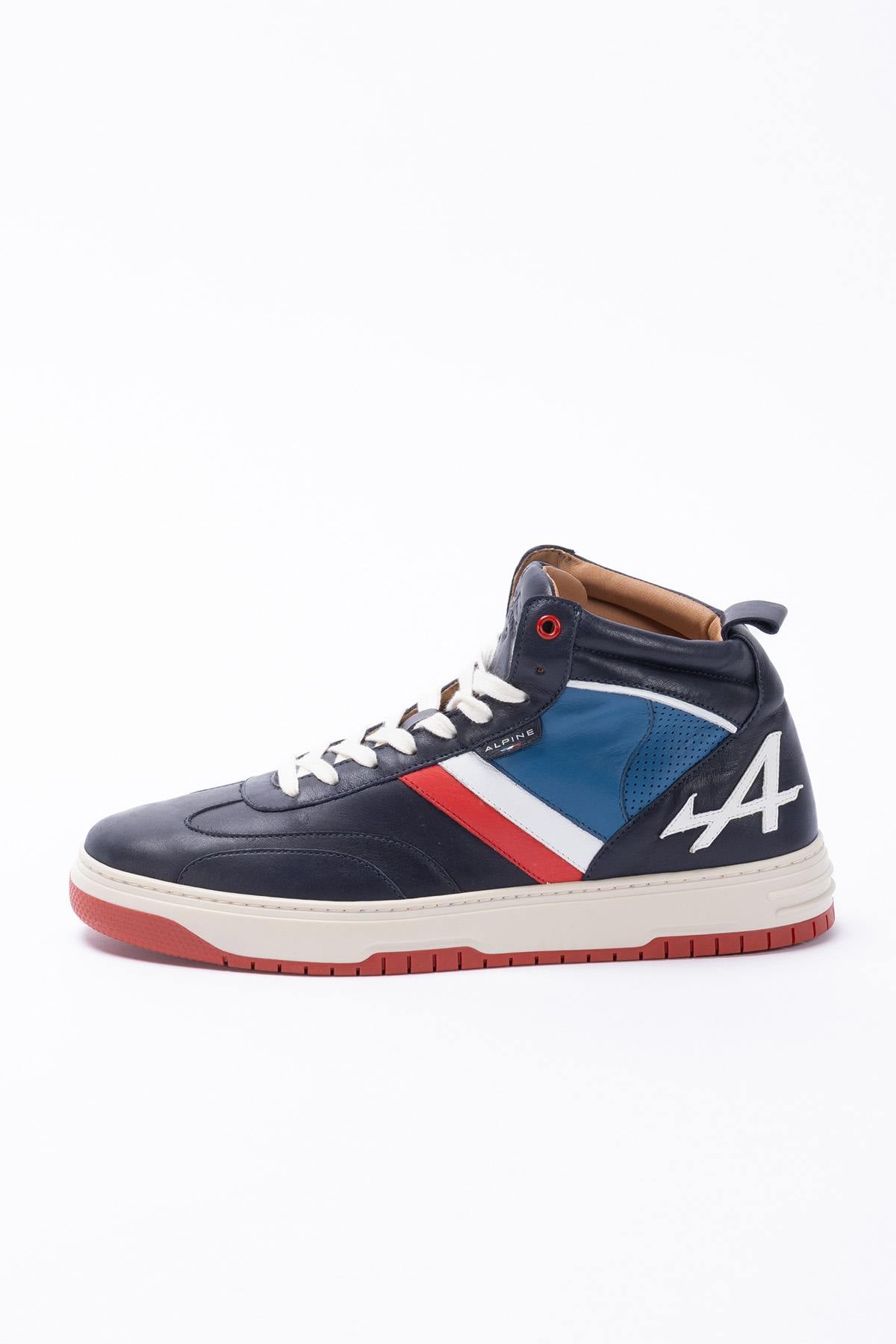 Scarpe Da Ginnastica In Pelle Uomo Alpine A424 ALPINE NAVY — vista 5