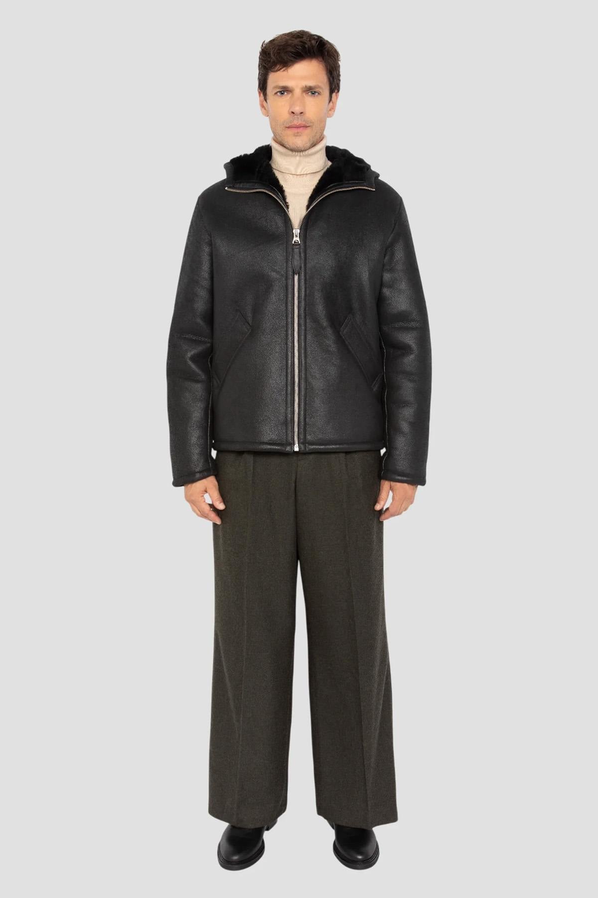 Chaqueta Hombre Schott LCURBANH BLACK — vista 8