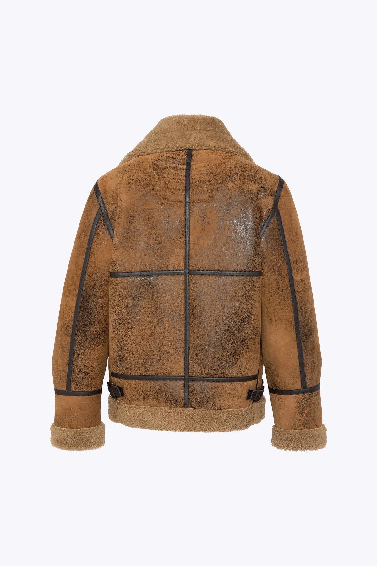 Giacche Uomo Schott LC1259 MUSTARD — vista 6