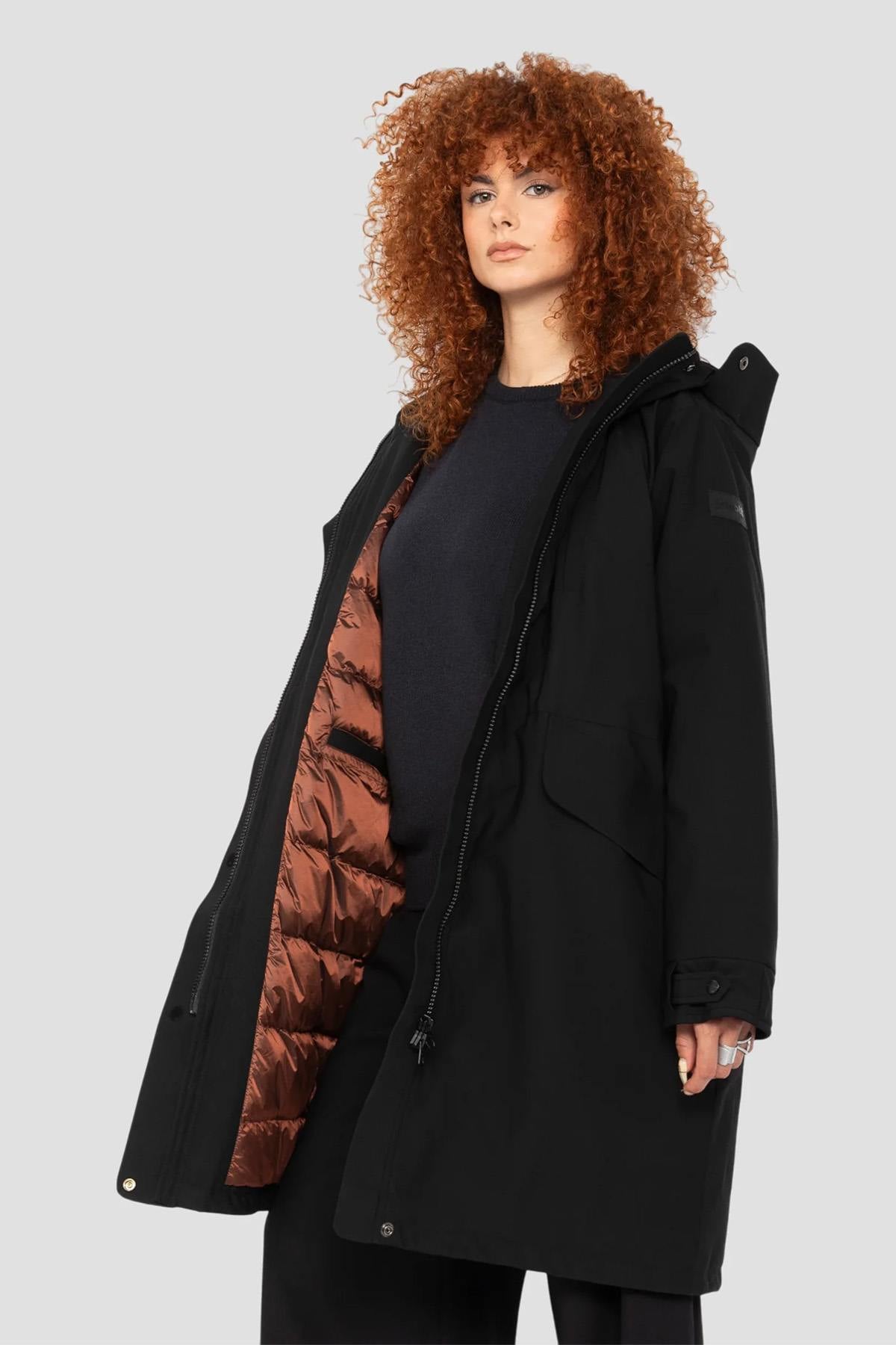 Damen Mantel Schott ANAISW BLACK — Ansicht 2