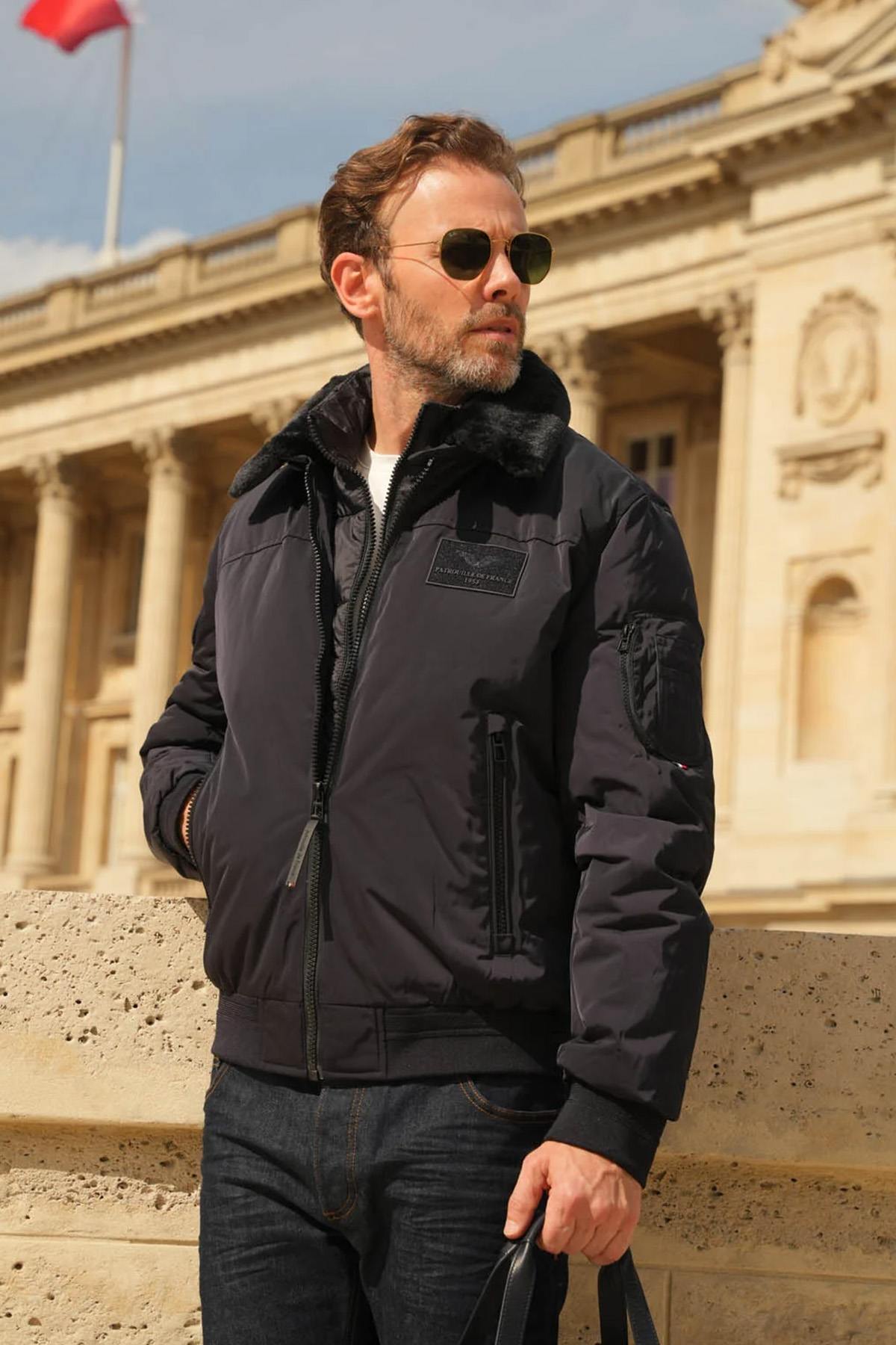 Herren Jacke Patrouille De France RAFAL SCAFF NAVY BLUE — Ansicht 1