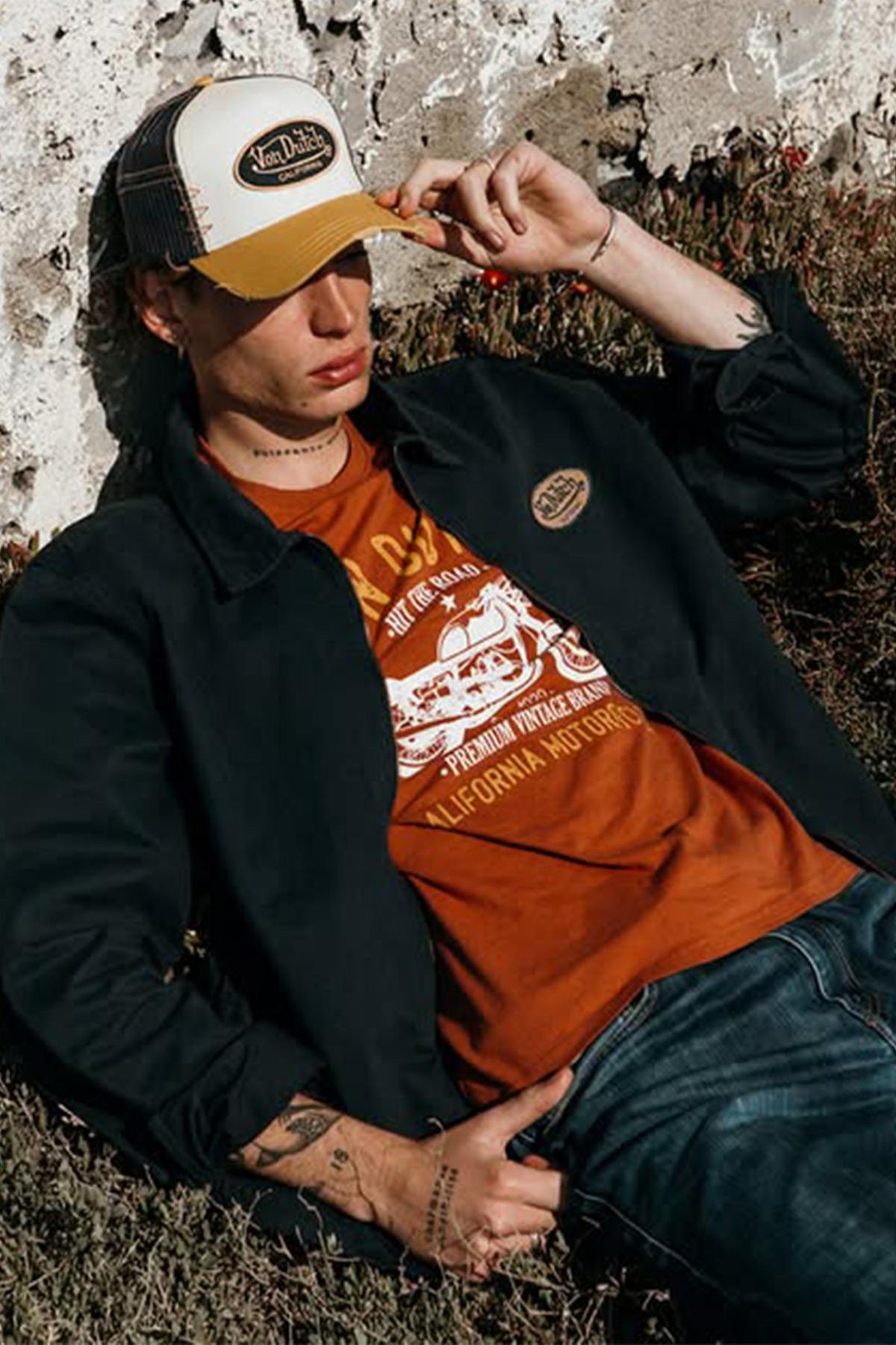 Chaqueta Hombre Von Dutch VESTE GARAGE NV — vista 2