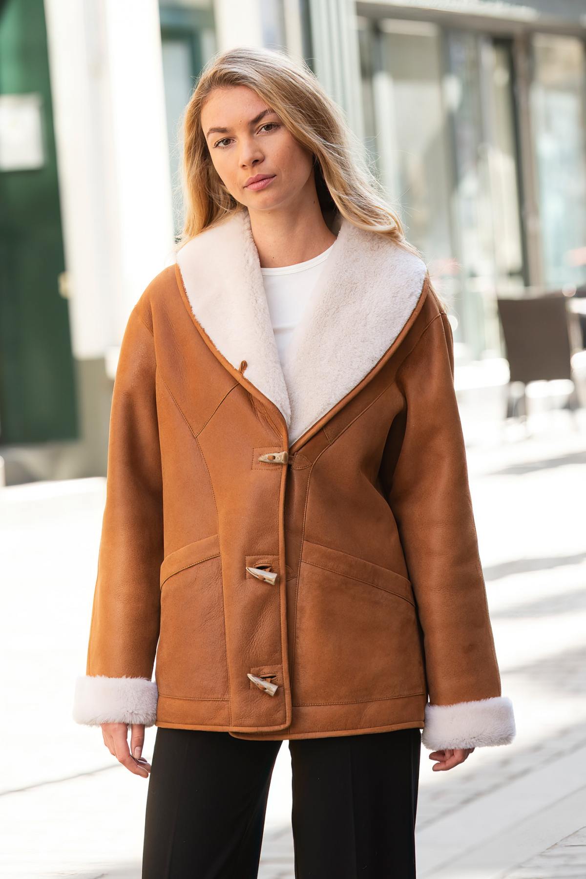 Damen Mantel Cityzen ROMY WHISKY — Ansicht 3