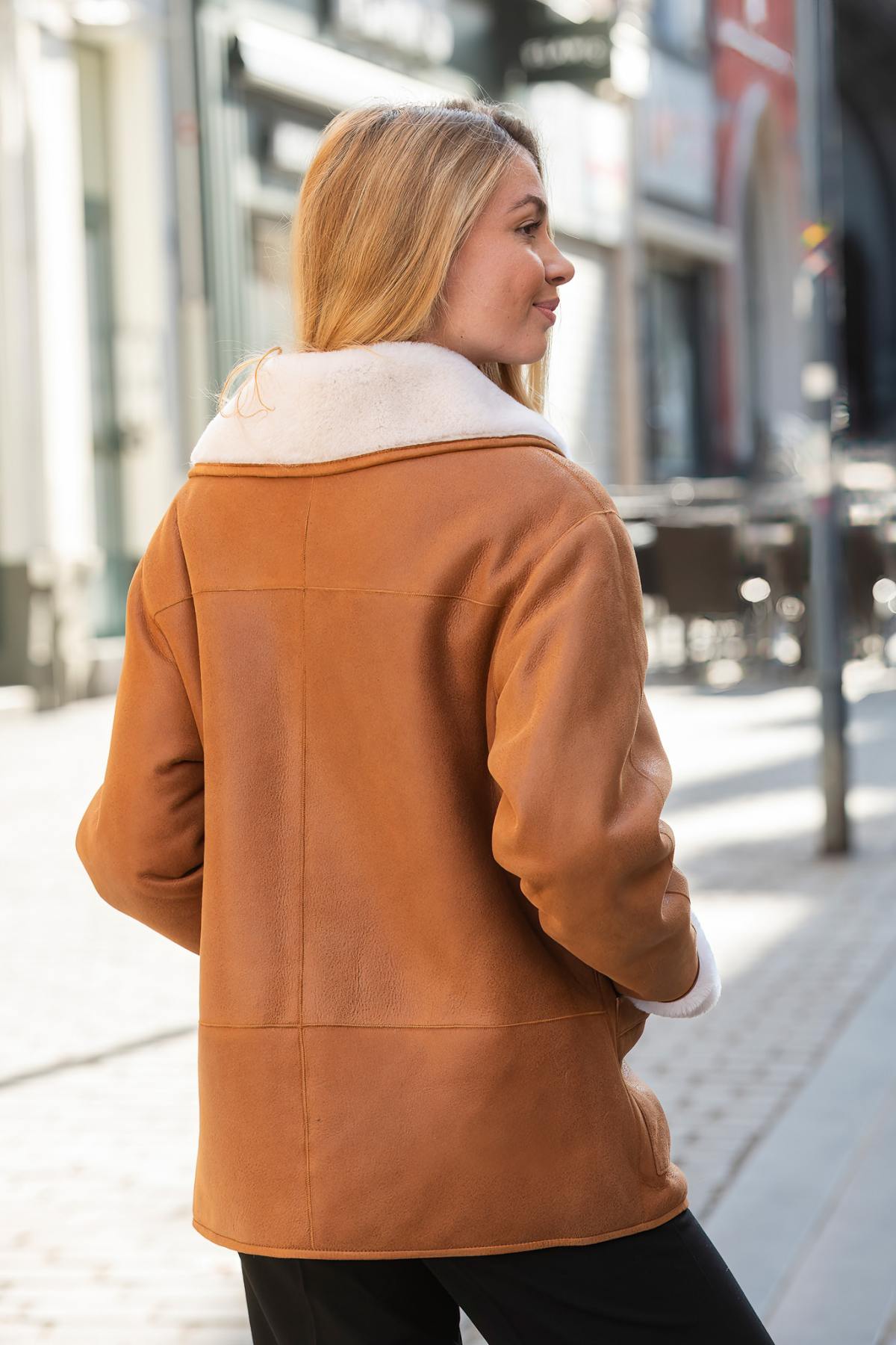 Damen Mantel Cityzen ROMY WHISKY — Ansicht 4