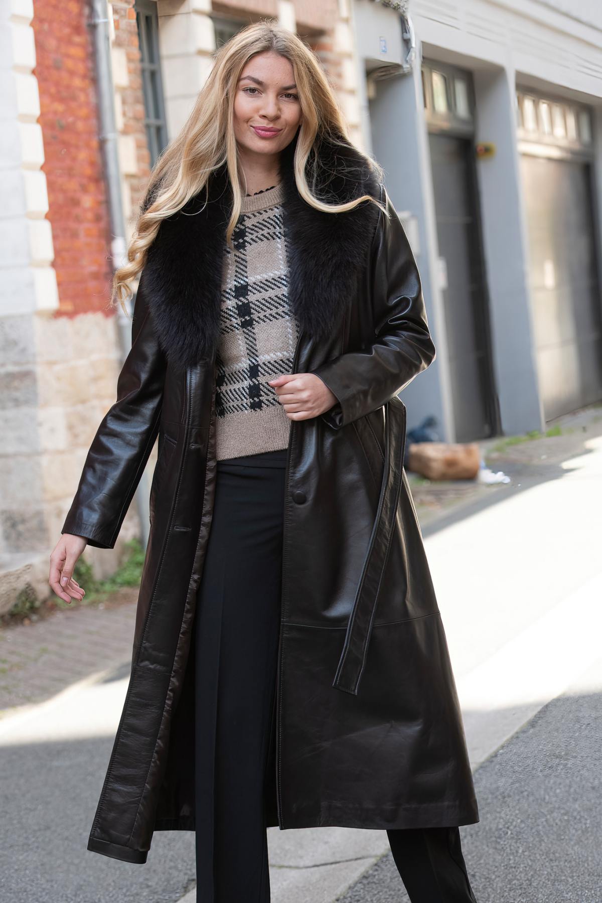 Damen Mantel Cityzen FAUSTA MARRON — Ansicht 6