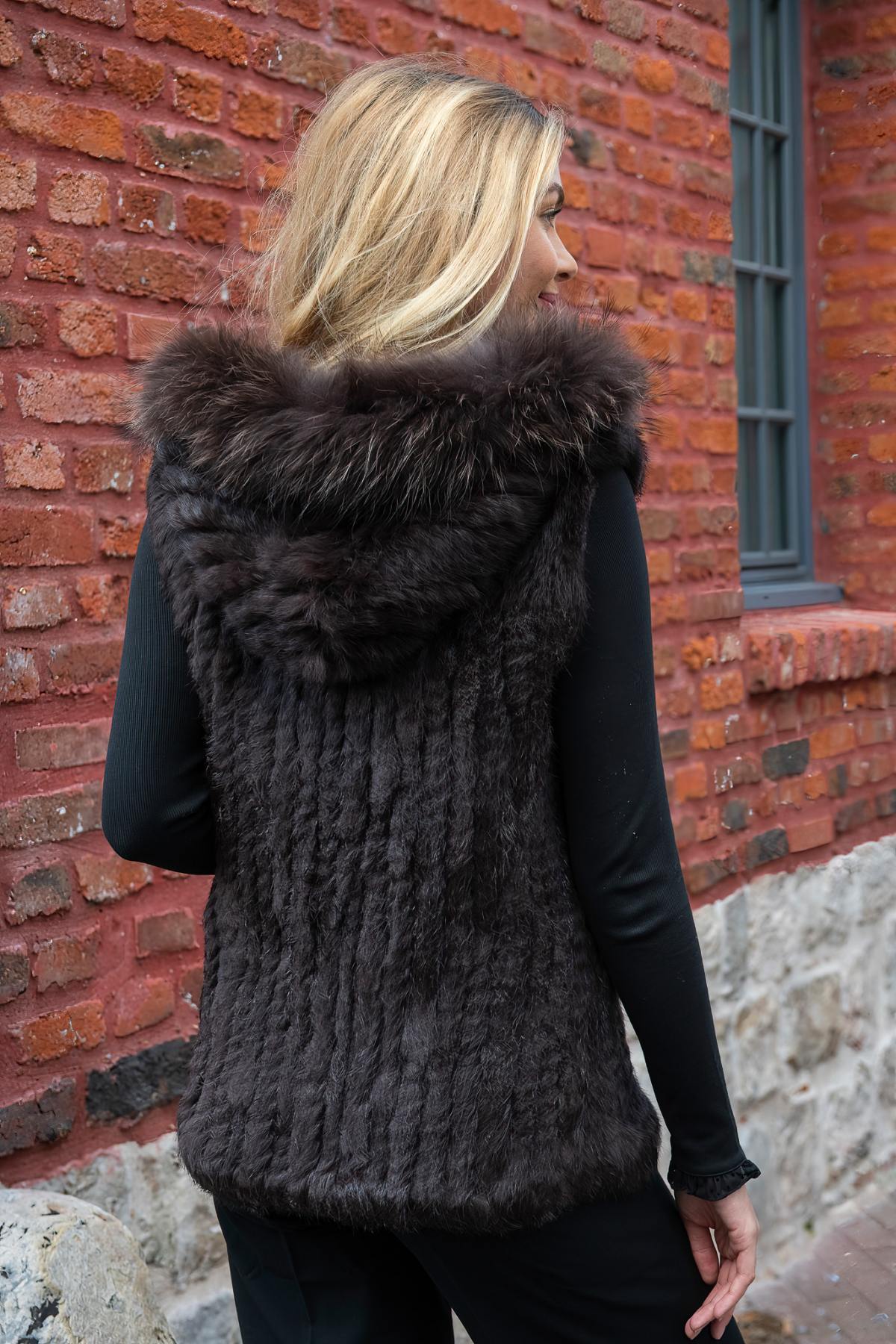 Chaqueta Mujeres Oakwood MALIHA MARRON FONCE 504 — vista 3