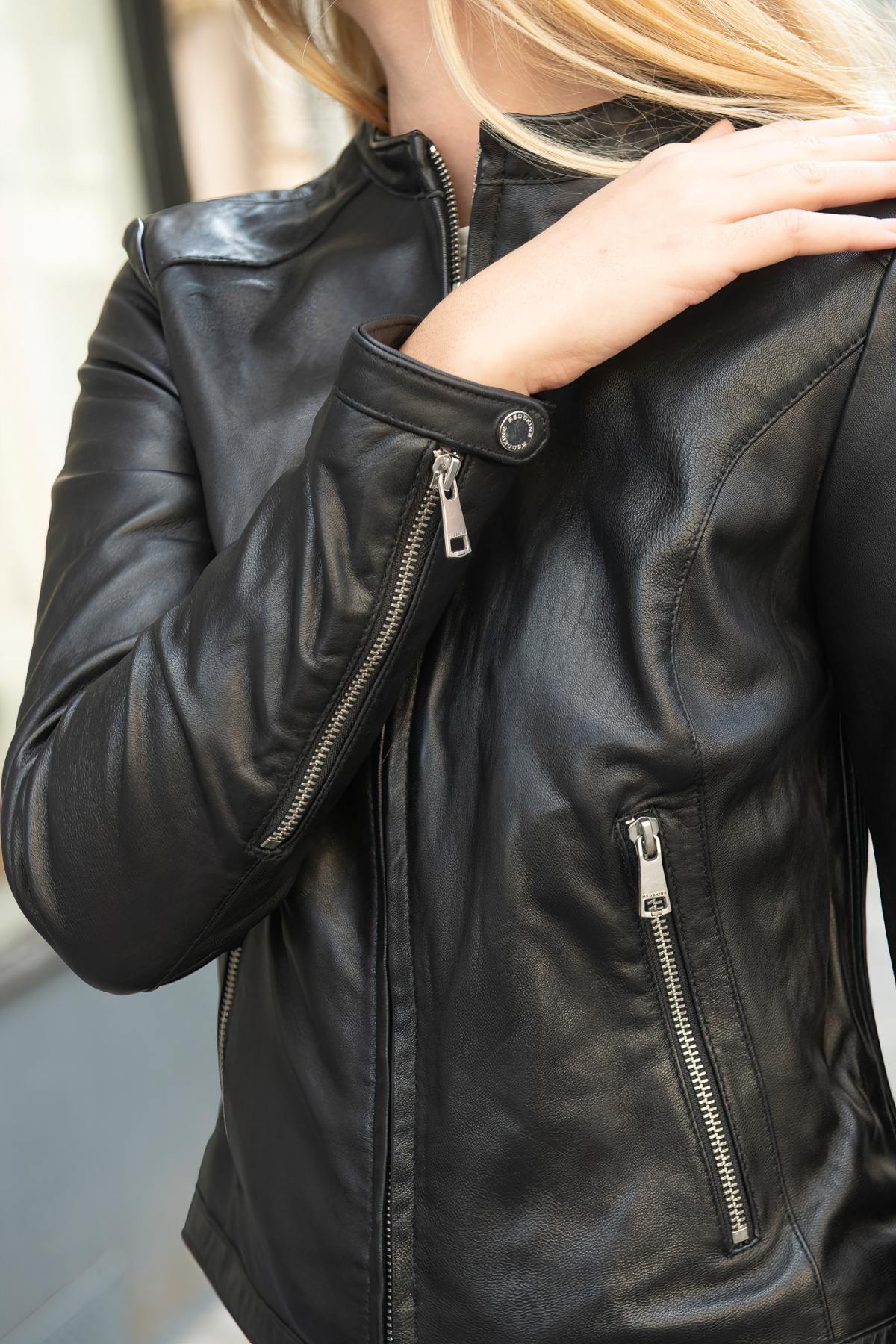 Blouson Femme Redskins GOLDY TOKYO BLACK — vue 4