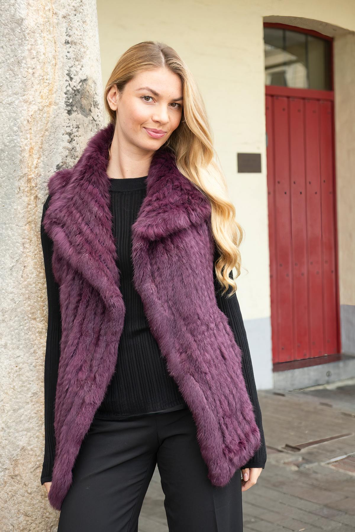 Blouson Femme Oakwood MOSCOW PRUNE 541 — vue 5