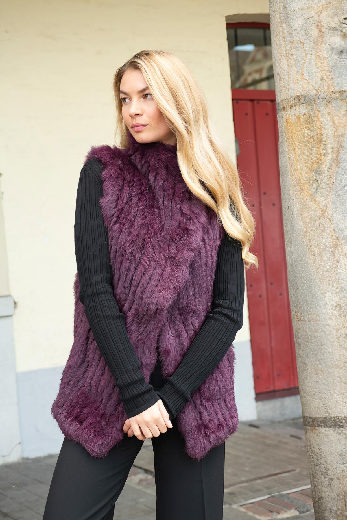 Blouson Femme Oakwood MOSCOW PRUNE 541 — vue 4
