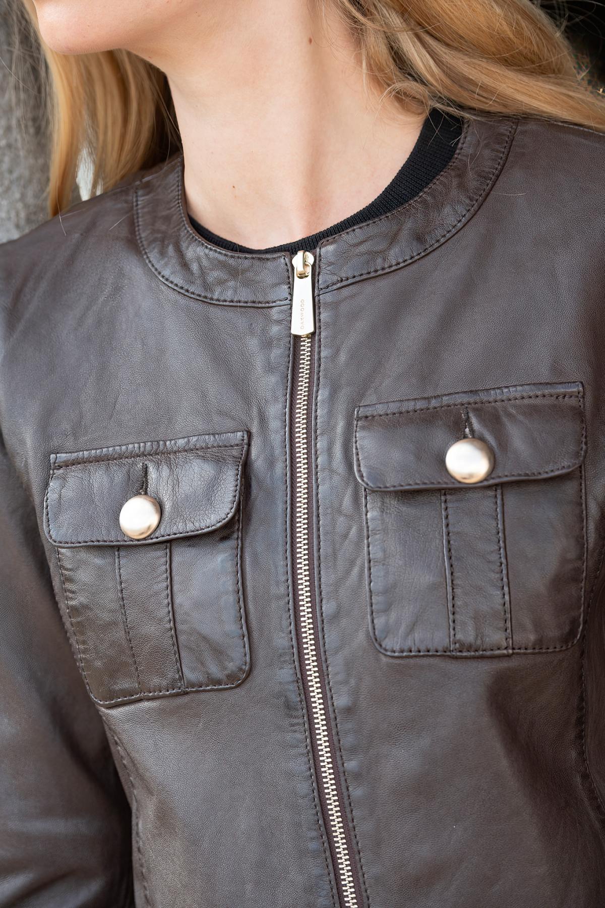 Chaqueta Mujeres Oakwood SUSAN CHOCO 505 — vista 3