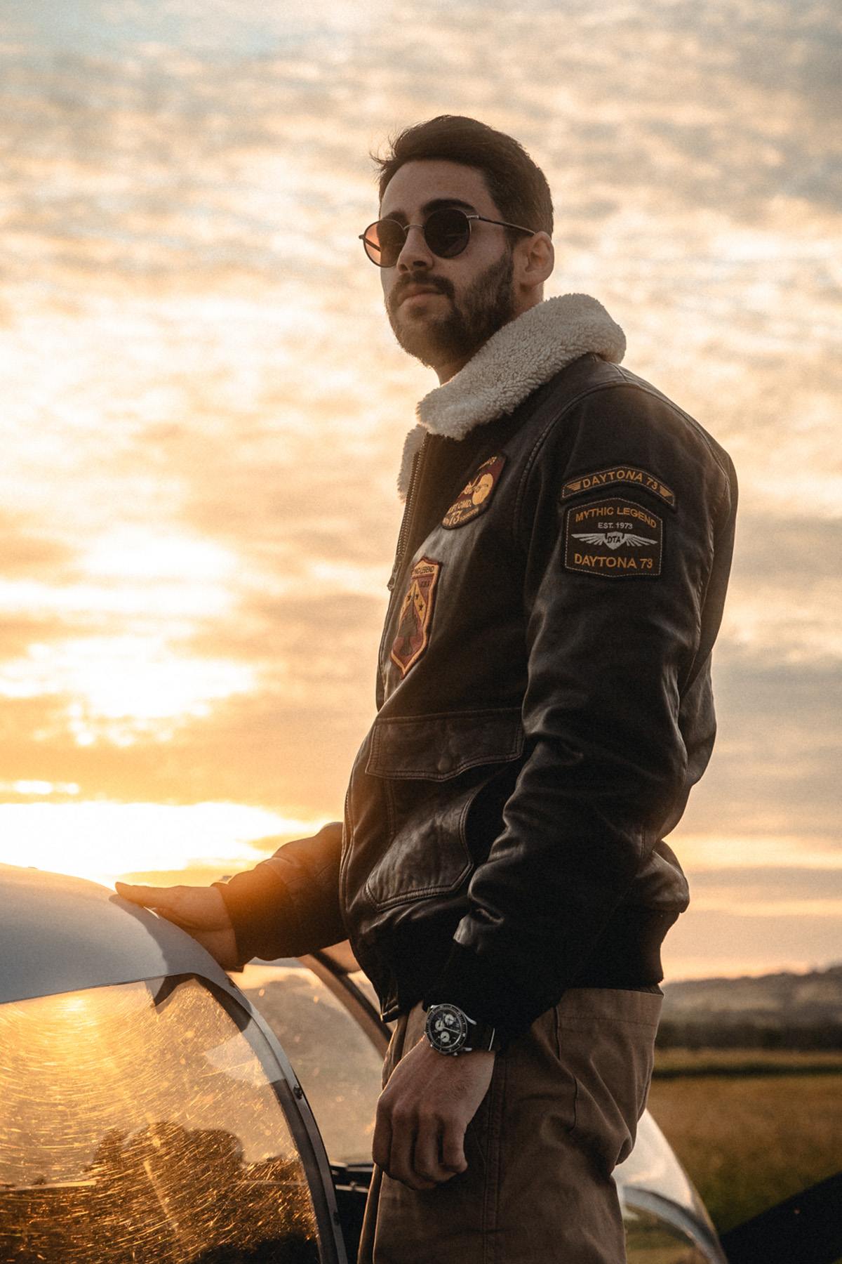 Herren Jacke Daytona MOCK LAMB ERMIS BLACK — Ansicht 9