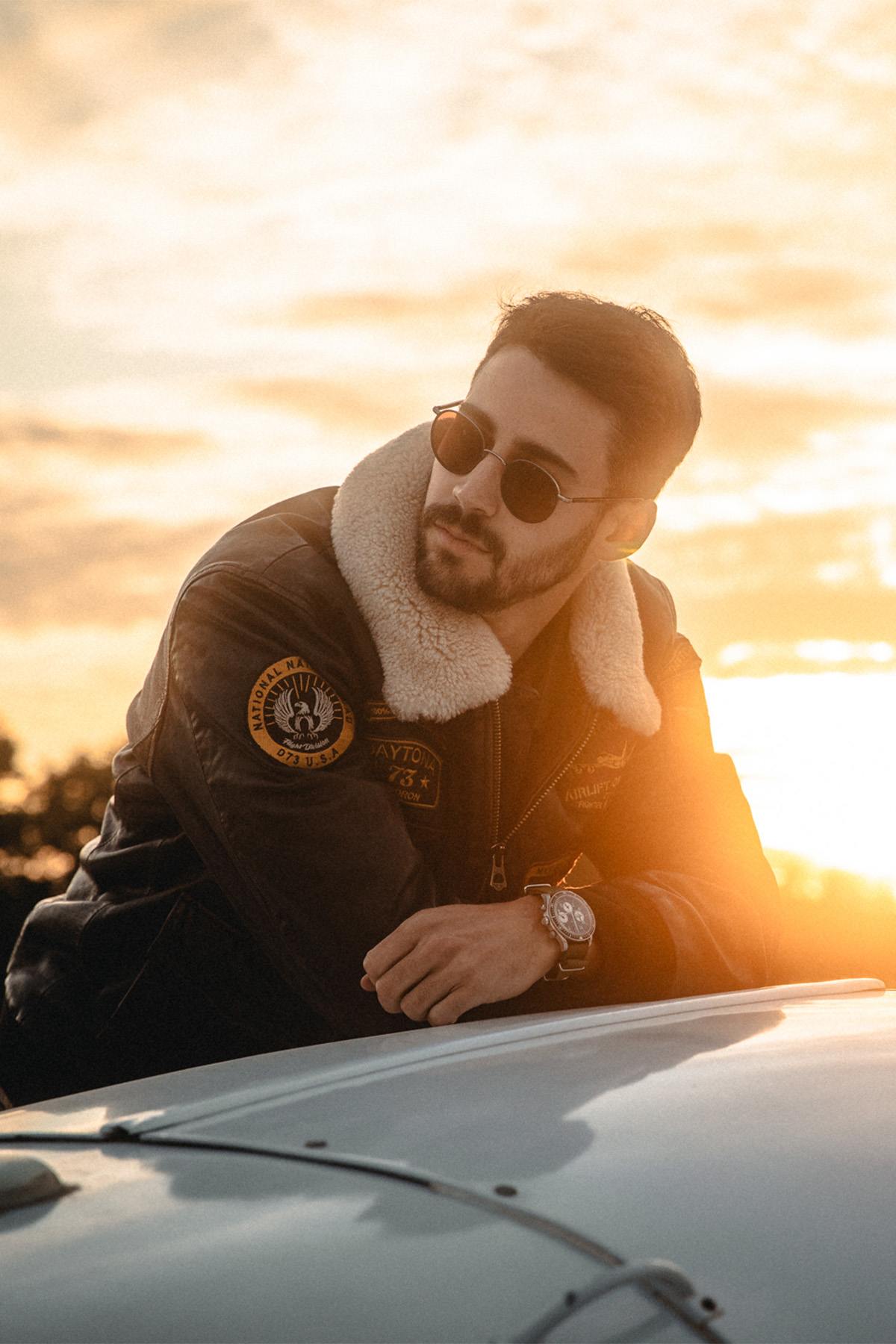 Herren Jacke Daytona MOCK LAMB ERMIS BLACK — Ansicht 11