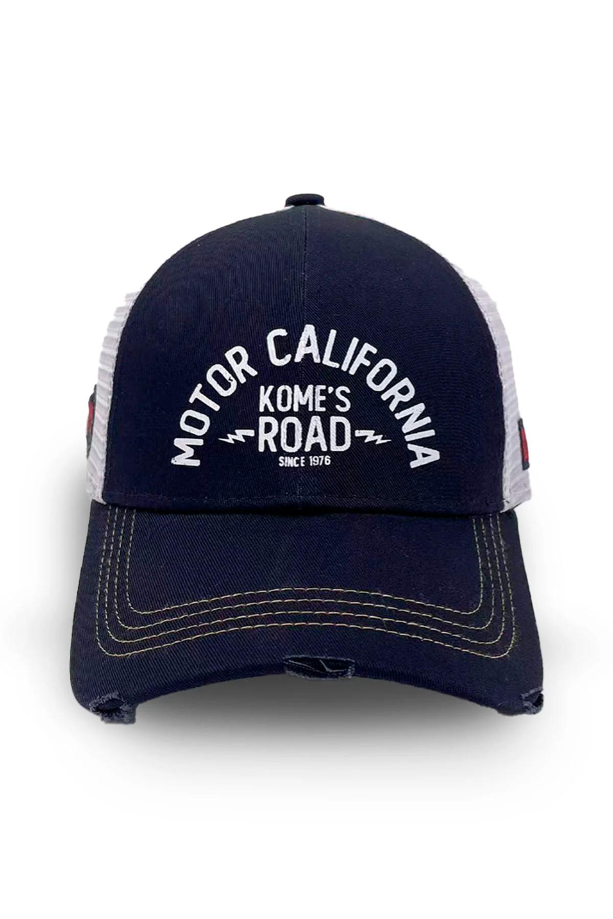 Herren Kappe Kome's Road CALIFORNIA KBS2502 NAVY — Ansicht 1