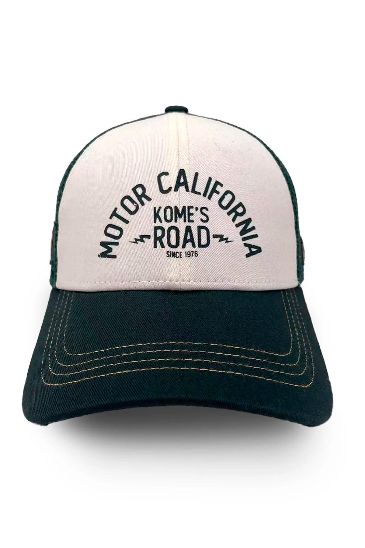 Herren Kappe Kome's Road CALIFORNIA KBS2502A DARK GREEN — Ansicht 1