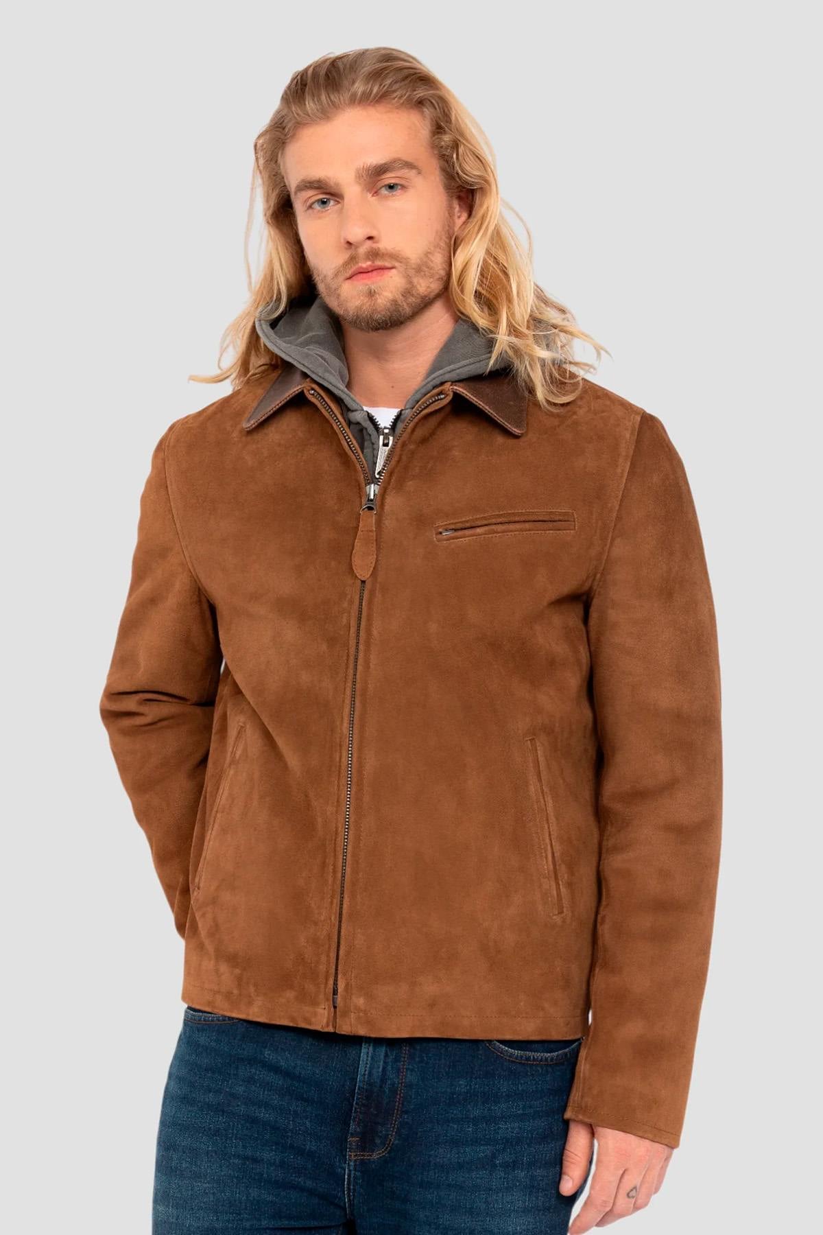 Herren Jacke Schott LCWORK25 RUST — Ansicht 5