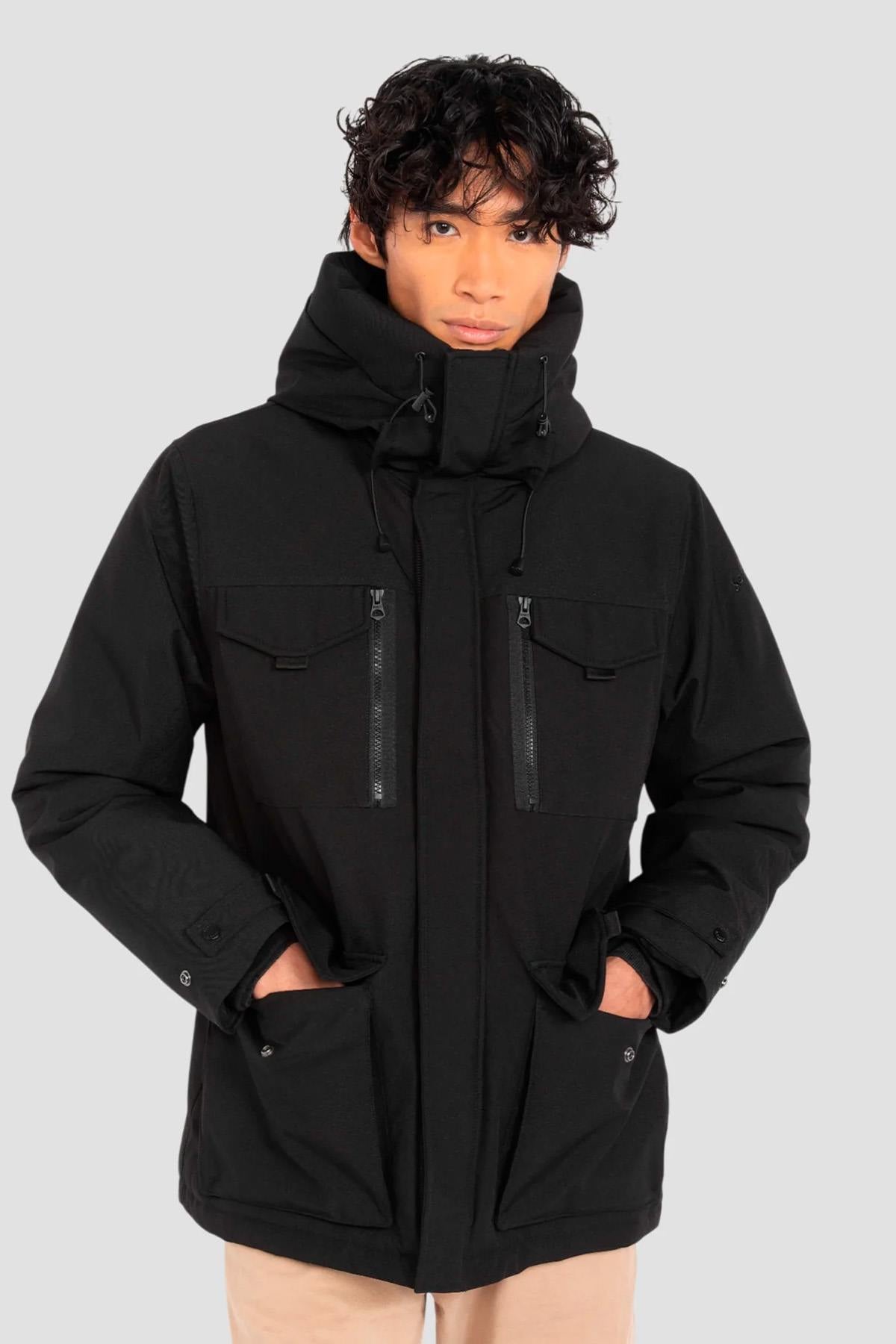 Herren Jacke Schott BROOMFIELD BLACK — Ansicht 5