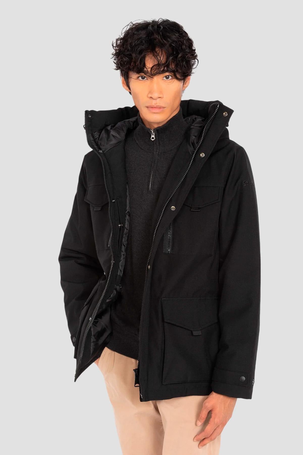 Herren Jacke Schott BROOMFIELD BLACK — Ansicht 1