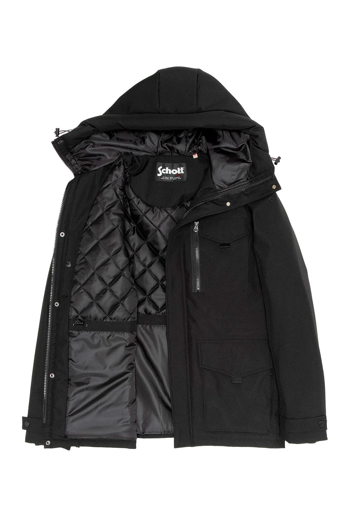Herren Jacke Schott BROOMFIELD BLACK — Ansicht 7